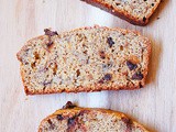 Whole wheat chocolate chip banana bread