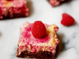 Whole wheat raspberry cheesecake brownies