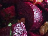 Balsamic Beet Salad – Fresh Herbs, Toasted Walnuts, Feta Cheese