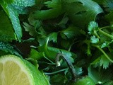 Cilantro Mint Chutney with Chili & Lime