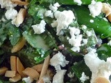 Kale Sugar Snap Pea Salad w/ Lime Ginger Miso Dressing