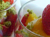 Strawberry Mango Verrine with Coconut Cream