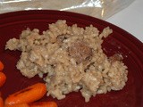 Portobello Sausage Risotto