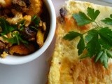 Frittata and Fried Moroccan Cauliflower