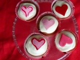 Raspberry Cupcakes with Rose Icing