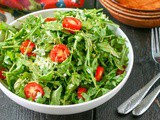 Arugula Salad with Lemon Balsamic Dressing