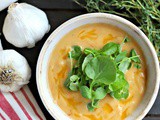 Garlic Soup with Beef Bone Broth