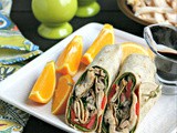 Gluten Free Balsamic Chicken Wraps