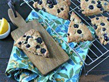 Grain Free Blueberry Lemon Scones