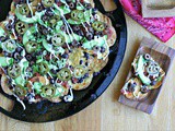 Grilled Vegetarian Nachos