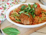 Paleo Pesto Meatballs