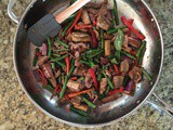 Paleo Pork and Eggplant Stir Fry plus win a week of Sun Basket Organic Meal Delivery