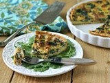 Paleo Quiche with Chorizo and Spinach