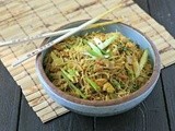 Singapore Rice Noodles with Chicken