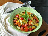 Summer Squash and Tomatoes with Basil