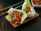 Thai Beef Basil Lettuce Wraps