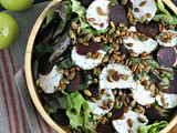 Thanksgiving Salad with Thyme Balsamic Vinaigrette