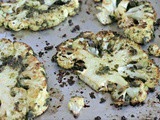 Vegan Pesto Roasted Cauliflower Steaks