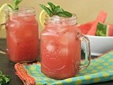 Watermelon Cooler (Mocktail or Cocktail)