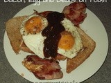 Bacon, Egg and Beans on Toast