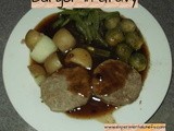 Burger in Gravy