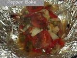 Fish, Mushroom and Pepper Bake