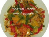 Meatball Penne with Peppers