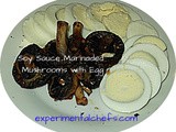 Soy Sauce Marinaded Mushrooms with Egg