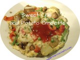 Sweet Chilli and Potato Omelette