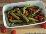 Green Beans with Cherry Tomatoes and Basil