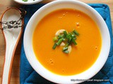 Roasted Butter Nut Squash Apple Soup | Bye Bye wintry Nights