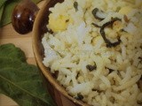 Spinach & Cottage Cheese Rice - Palak Paneer Rice
