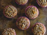 Banana Crumb Muffins with whole wheat