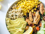 Chicken Fajita Quinoa Bowl