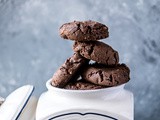 Chocolate Peanut Butter cookies {Whole Wheat}
