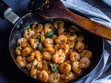 Gmt : Prawns in garlic and curry leaves