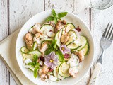 Grilled Chicken Zucchini Salad