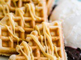 Lemon waffles with blueberry compote: America’s Best Breakfasts