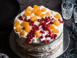 Orange Blueberry Layer cake