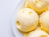 Passionfruit Ice Cream {Eggless recipe}