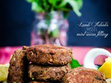 Shami Kebabs: Lamb kebabs with mint onion stuffing