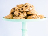 Tart cherry, butterscotch and dark chocolate chip cookies