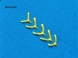 Closed Fly Stitch in Hand Embroidery (Step By Step & Video)