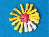 Cone Bullion Knot in Hand Embroidery Tutorial (Step By Step & Video)