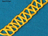 Double Chain Stitch in Hand Embroidery (Step By Step & Video)