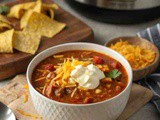 Easy Crockpot Chicken Enchilada Soup – Hearty Slow Cooker Dinner Recipe with Simple Ingredients