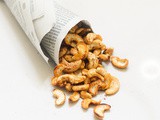 Masala Kaju recipe, Spicy Masala Cashew Nuts