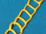 Open Chain Stitch In Hand Embroidery Tutorial (Step By Step & Video)