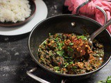 Palak Gosht recipe, Spinach Mutton curry