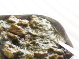 Saag Gosht Recipe, Spinach Mutton Curry